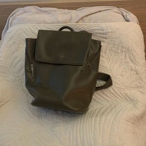 Olive green Matt & Nat backpack bag